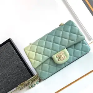 Design Mint Classic Double Flap Bag