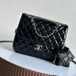 Design New 24C Chanel Gold Mirrored metallic Backpack