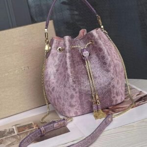 Design Serpenti Forever Bucket Bag 18cm in Karung Skin - Dubai Fashion LUX