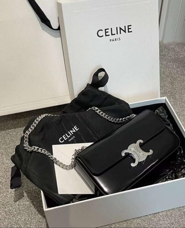 Celine Triomphe Chain Shoulder Bag