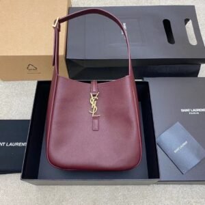 Design Smooth Calfskin Small Le 5 A 7 Soft Hobo Rouge Legion - Dubai Fashion LUX