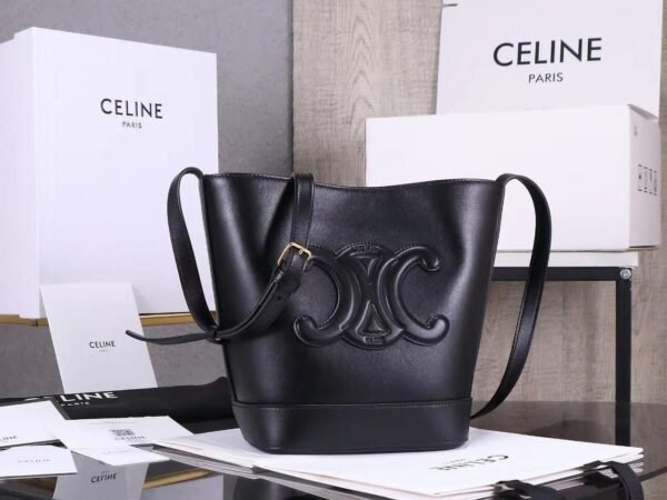 CELIN Triomphe Small Bucket Bag