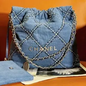 Design Stitched Denim Quilted - Dubai Fashion LUX