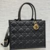 Design Ultra Matte Calfskin Cannage Large Lady Black - Dubai Fashion LUX