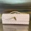Design Women’s Minimalist Woven Genuine Leather Crossbody Baguette Handbags - Dubai Fashion LUX