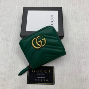 Diamond Pattern Lady Leather Short Wallet - Dubai Fashion LUX