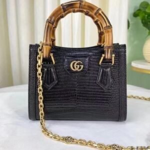 Diana mini bag in lizard skin - Dubai Fashion LUX