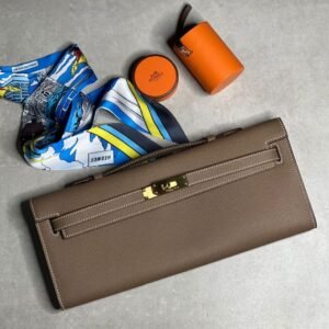 Epsom Kelly Wallet - Dubai Fashion LUX