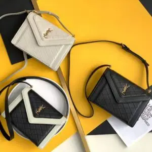 GABY MINI SATCHEL IN QUILTED LAMBSKIN - Dubai Fashion LUX