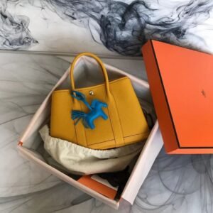 Garden Party 30 Bag In Clemence Leather - Dubai Fashion LUX