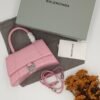 HOURGLASS SMALL HANDBAG CROCODILE EMBOSSE - Dubai Fashion LUX