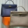 Kelly 25 Epson Outer stitching Etoup Gold metal fittings KELLY25 - Dubai Fashion LUX