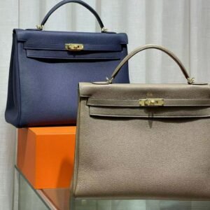Kelly 25 Epson Outer stitching Etoup Gold metal fittings KELLY25 - Dubai Fashion LUX