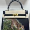 Kelly 28 Epson Outer stitching Etoup Gold metal fittings KELLY28 - Dubai Fashion LUX
