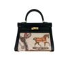 KELLY 30AMAZONE RETURNS CANVAS/BARENIA PALLADIUM HARDWARE #N - Dubai Fashion LUX