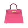Kelly 32 Chevre Mysore Rose Shocking - Dubai Fashion LUX