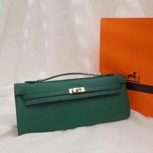 Kelly Cut pouch in Swift leather - Dubai Fashion LUX