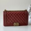 Le Boy Medium Flap Bag Caviar Rose Golden - Dubai Fashion LUX