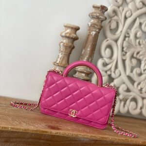 Lridescent Caviar Quilted Wallet - Dubai Fashion LUX