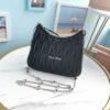 Matelassé nappa leather shoulder bag Black - Dubai Fashion LUX