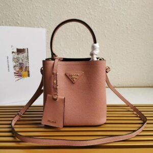 Medium Saffiano Leather Panier Bag - Dubai Fashion LUX