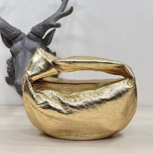 Metallic Calfskin Mini Jodie Chlorophyll - Dubai Fashion LUX