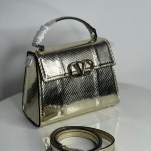 MICRO VSLING HANDBAG IN METALLIC CALFSKIN (Copy) - Dubai Fashion LUX