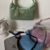 Mini satin bag with crystals - Dubai Fashion LUX