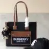 Mini Two-tone Canvas and Leather Freya TotePrice - Dubai Fashion LUX