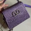 MINI VSLING HANDBAG WITH RHINESTONES - Dubai Fashion LUX