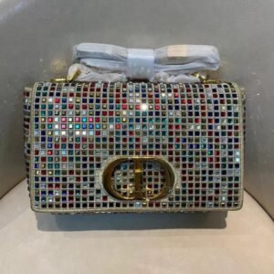 Multicolor Embroidered Embellished Crystals - Dubai Fashion LUX