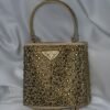 Panier satin bag with crystals - Dubai Fashion LUX