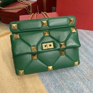 Roman Stud Nappa Chain Bag - Dubai Fashion LUX