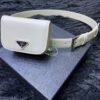 Saffiano leather belt with pouch - Dubai Fashion LUX