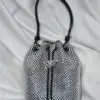 Satin Crystal Mini Bag - Dubai Fashion LUX