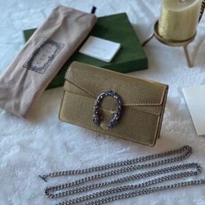 Small Dionysus shoulder bag in metallic lizard skin - Dubai Fashion LUX