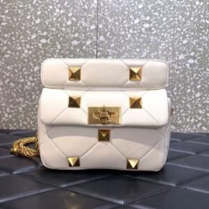 Small Roman Stud The Shoulder Bag - Dubai Fashion LUX