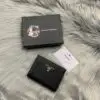 Small Saffiano Leather Wallet - Dubai Fashion LUX
