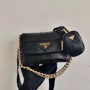 System patchwork shoulder bag - Dubai Fashion LUX