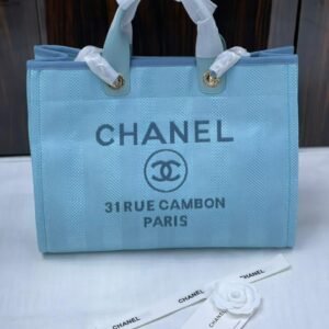 Woven Straw Raffia Striped Large Deauville Tote - Dubai Fashion LUX